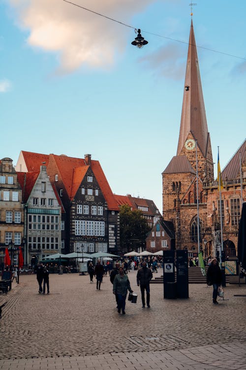 Základová fotografie zdarma na téma aan lichtbak toevoegen, bremen, budovy