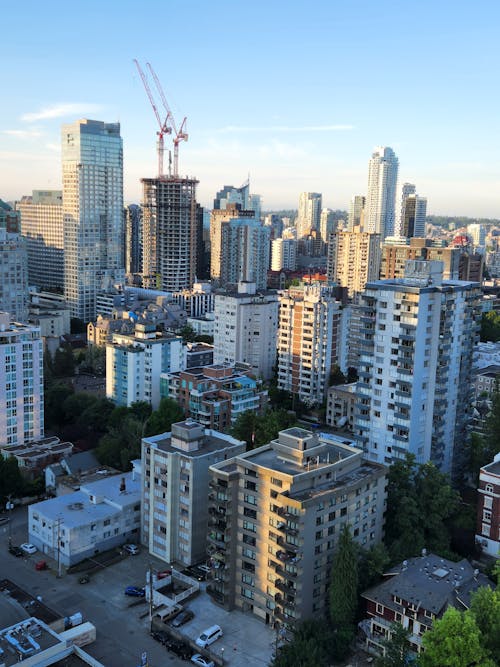 High-Rise Buildings in Vancouver, Canada