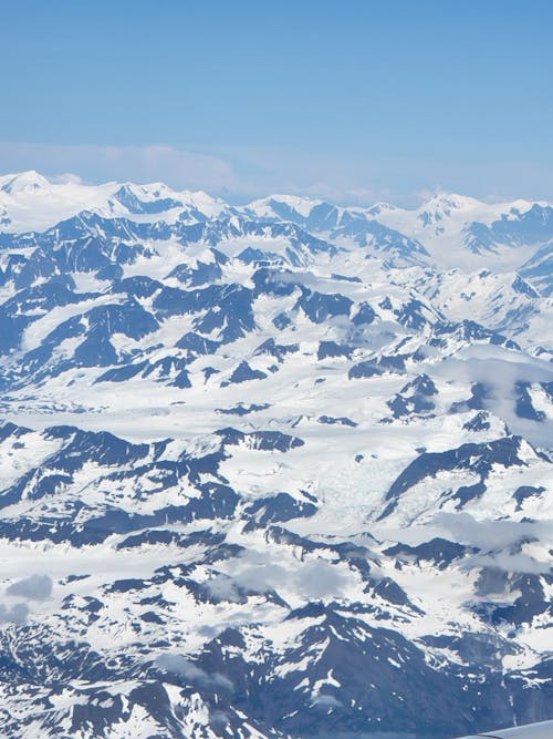 Mountain Top With Snow