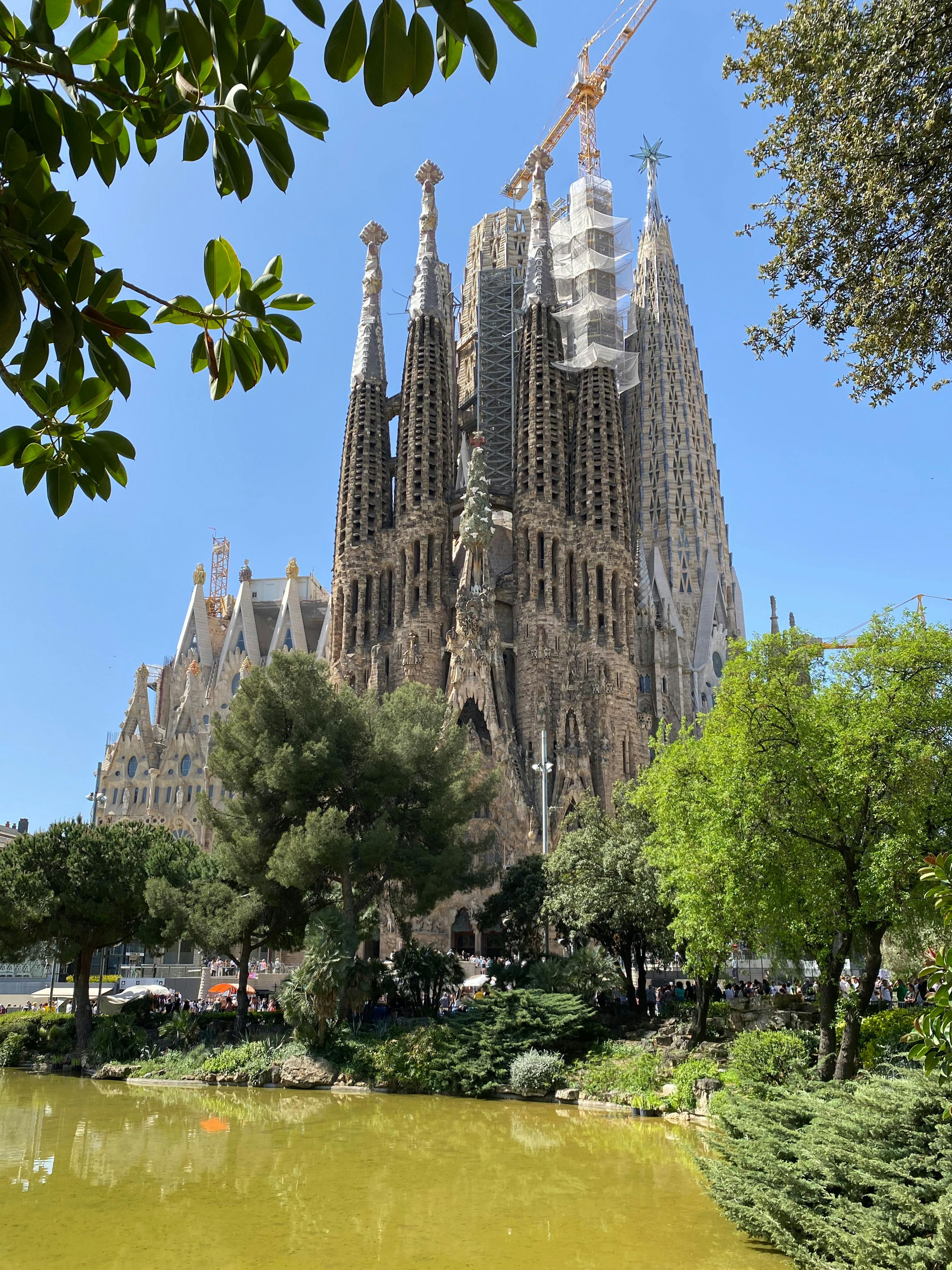 sagrada familia in barcelona spain