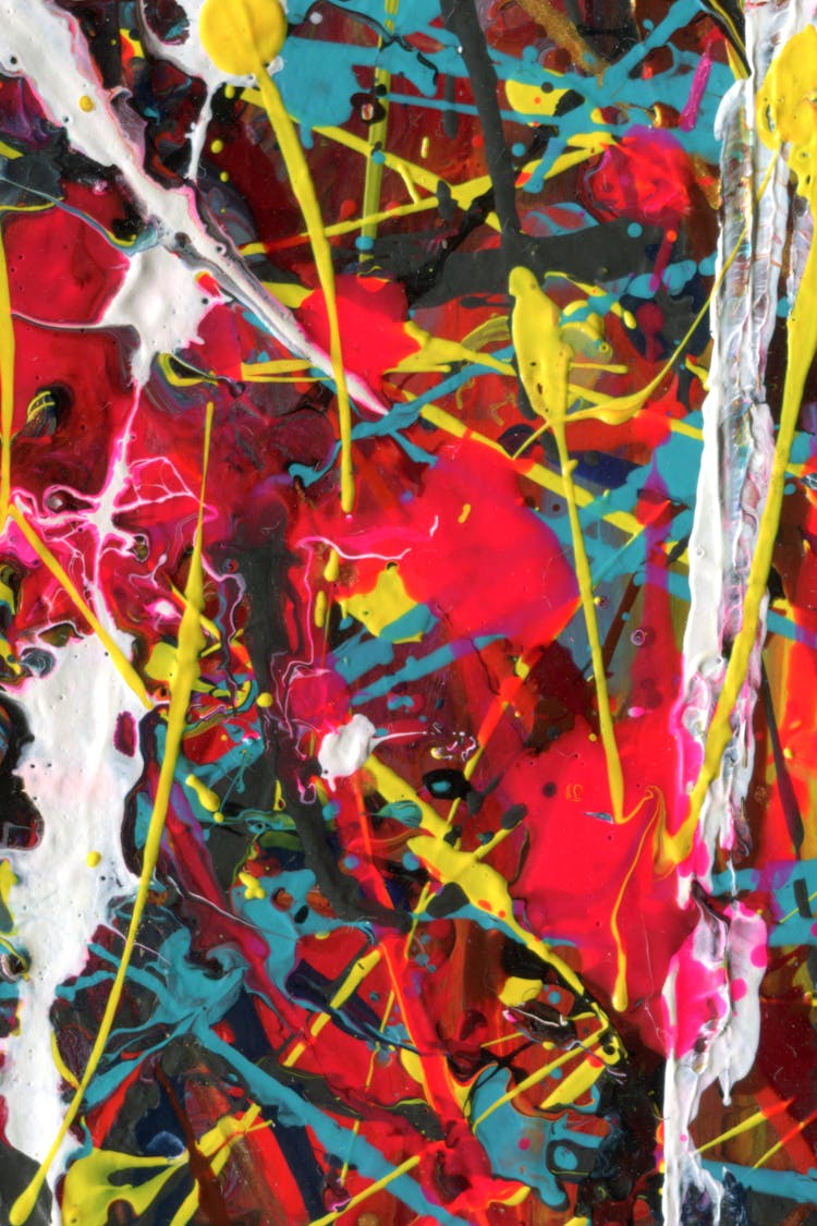 Photo Of A Colorful Abstract Painting