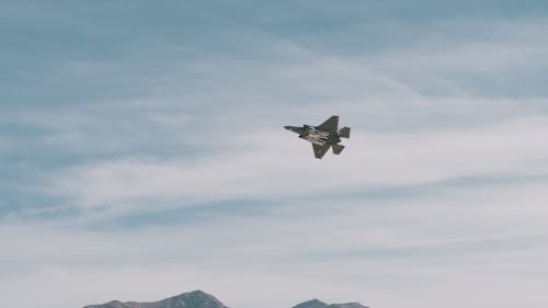 Fighter Jet Flying in the Sky