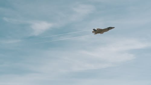 Fighter Jet Flying in the Sky