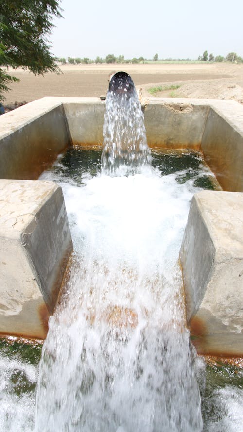 Irrigation for farm through tube wells