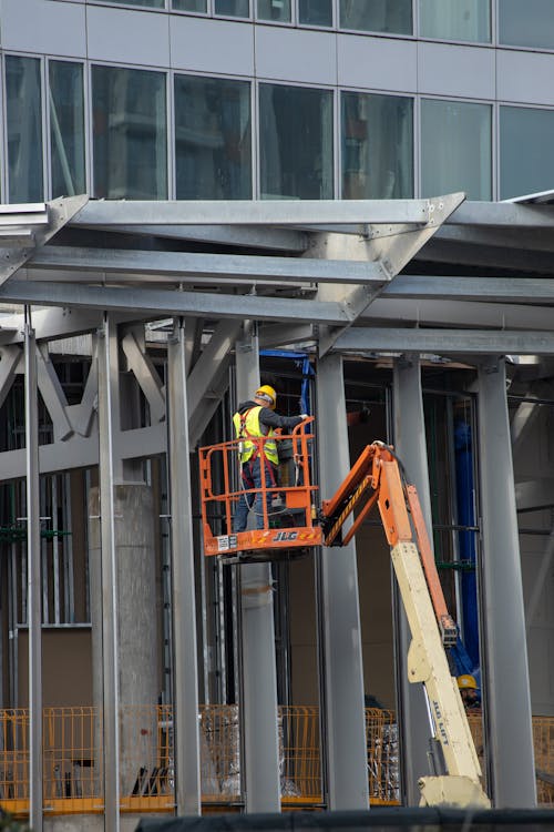 Kostenloses Stock Foto zu arbeiten, bauarbeiter, baumaschine