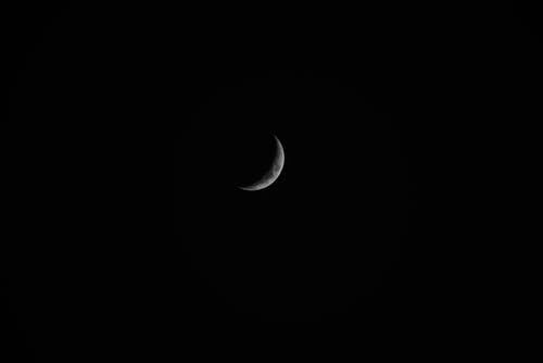 Darmowe zdjęcie z galerii z księżyc, pół księżyc