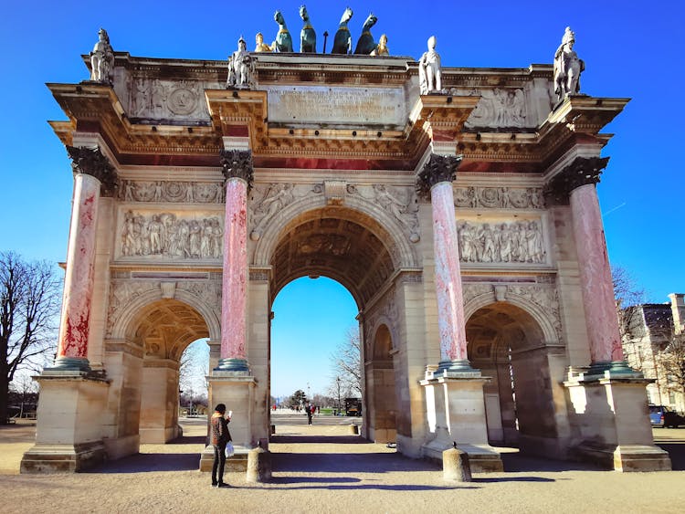 Triumphal Arch In Paris, France