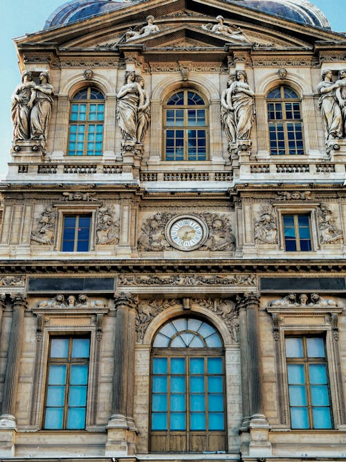 Facade of the Pavillon de lHorloge