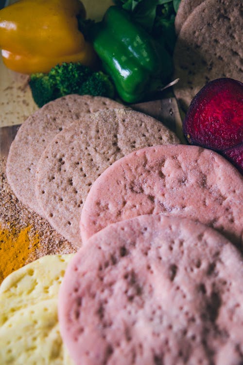 Raw Dough of Thin Sandwich Buns