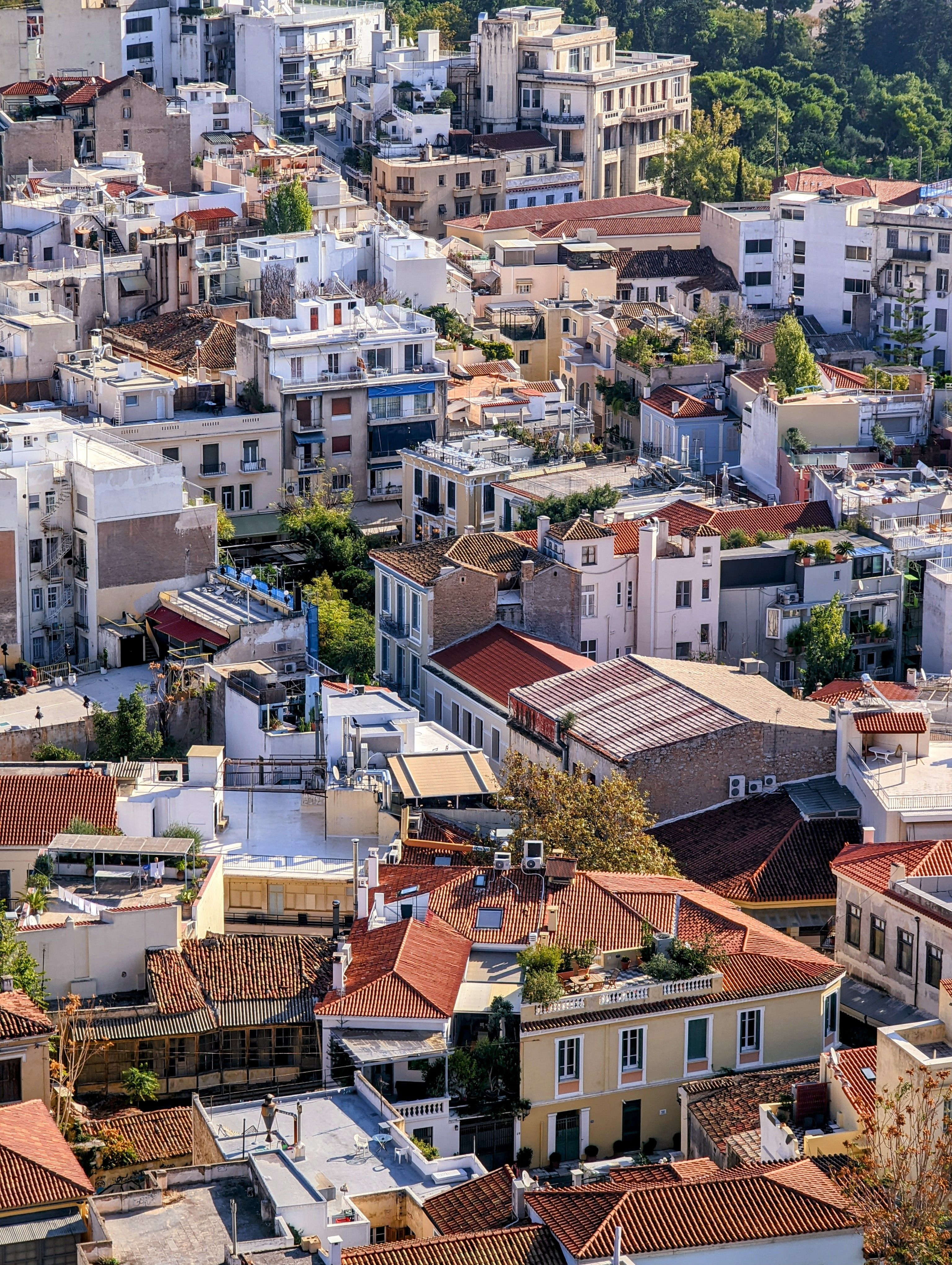 Buildings Near Green Trees in Athens Greece · Free Stock Photo