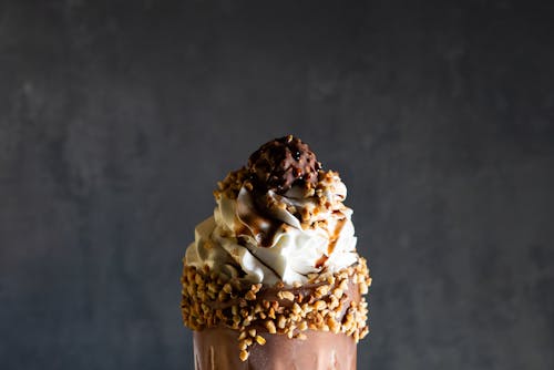Free A Chocolate Milkshake Stock Photo