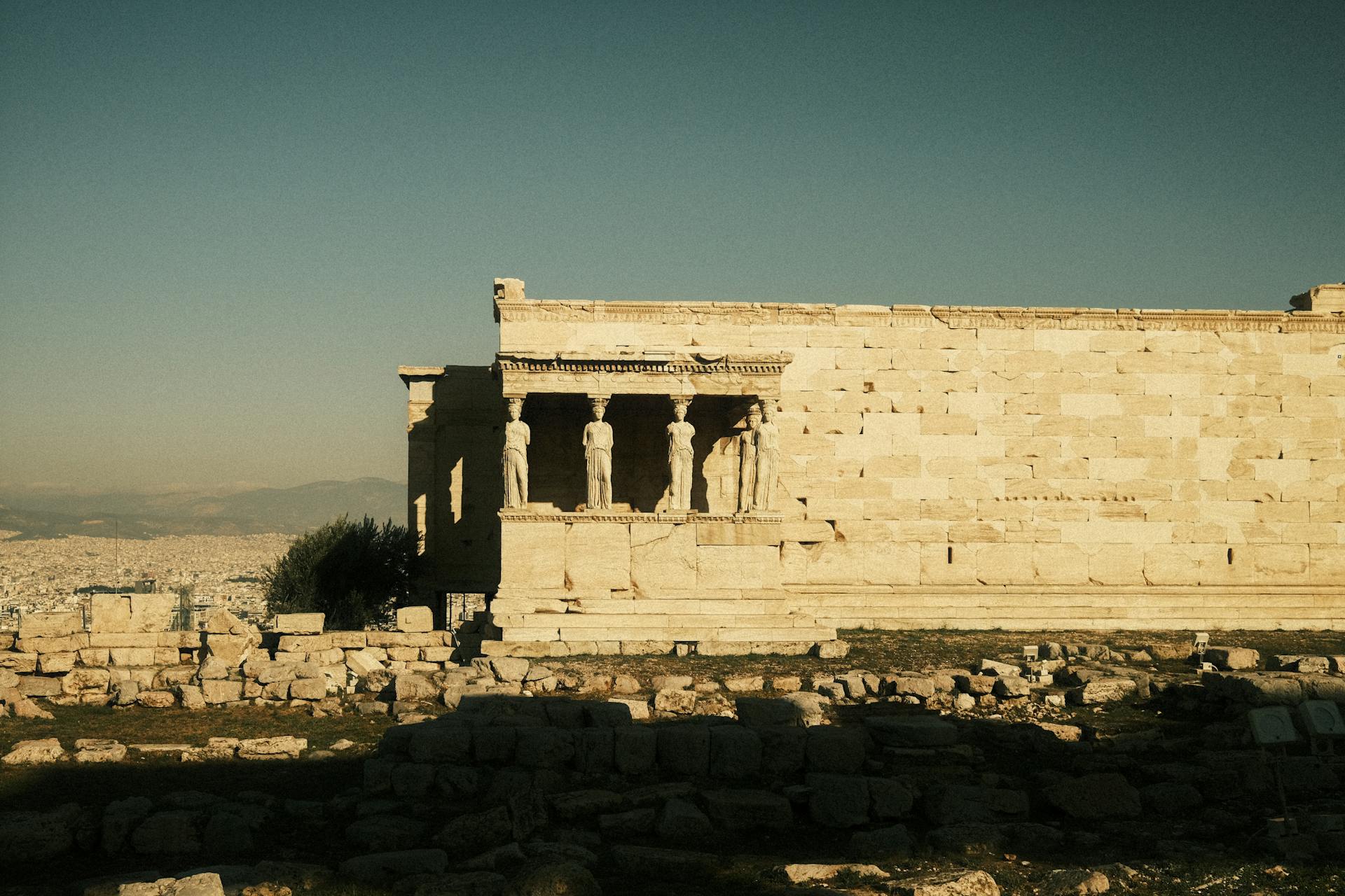 The Erechtheion, Temple of Athena Polias, Acropolis, Athens, Greece