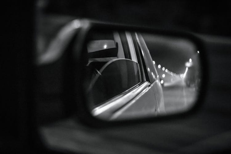 Reflection In Side Mirror