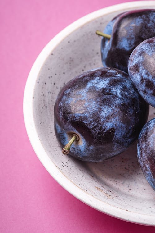 Plums in a Bowl 