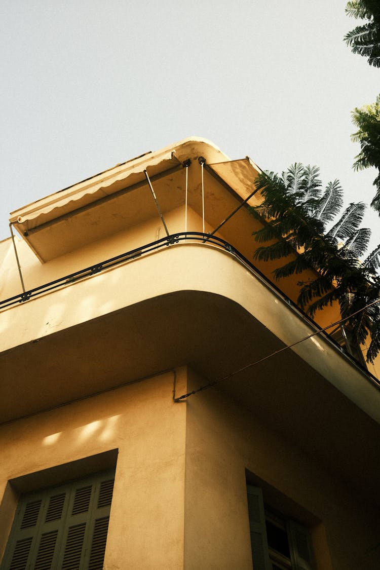 Traditional Building Against Blue Sky