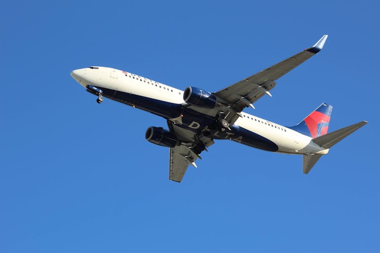 Airplane On Clear Sky