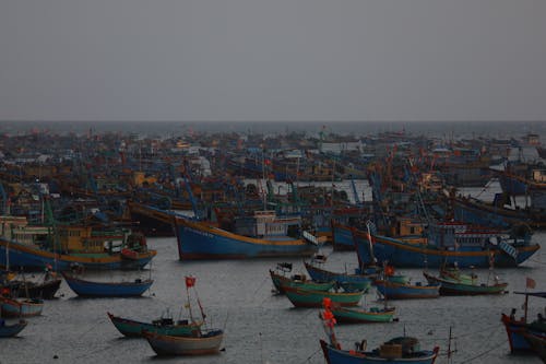 Kostenloses Stock Foto zu boote, fischerboote, meer