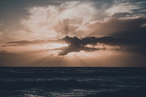 Dramatic Sky over the Sea