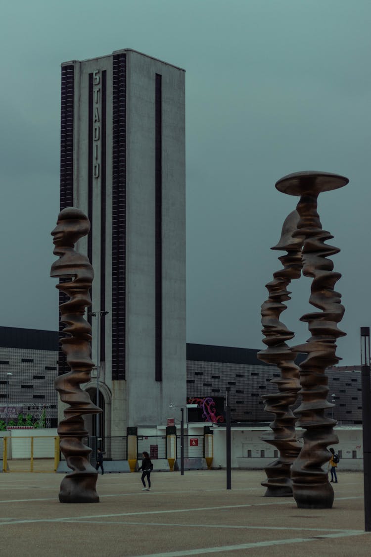 Sculptures Of Tony Cragg In Torino, Italy