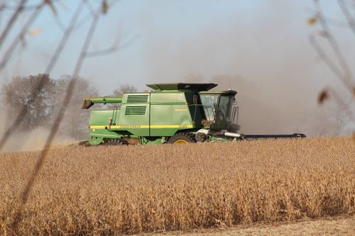 Free Combine Harvest Stock Photo