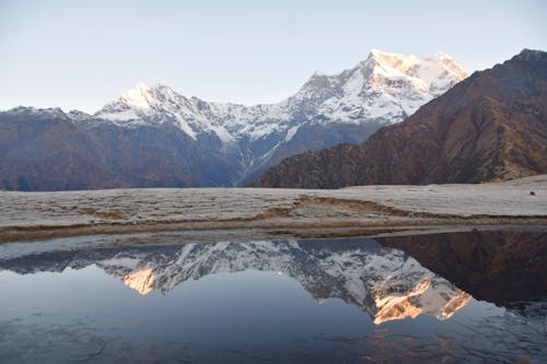 bezplatná Základová fotografie zdarma na téma hory, jezero, krajina Základová fotografie