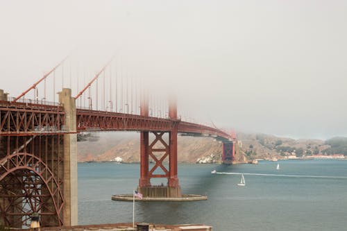 Ilmainen kuvapankkikuva tunnisteilla Golden gate -silta, joki, kuuluisa