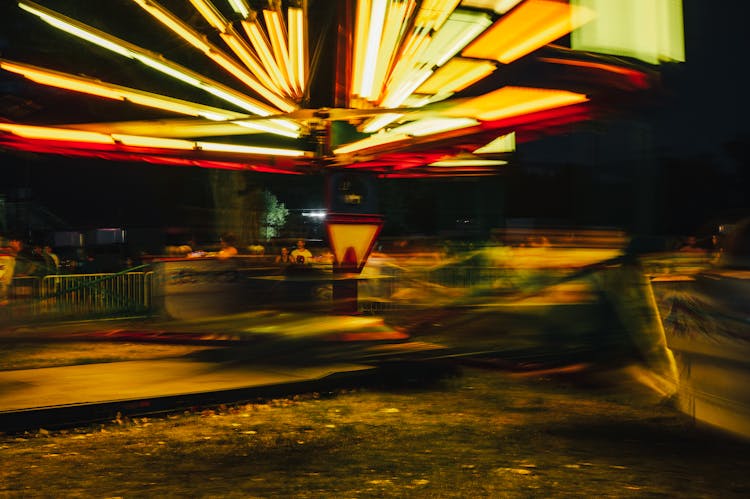 A Carousel At Night