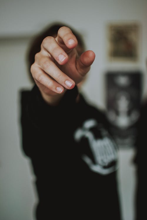 Selective Photo of Person Right Hand