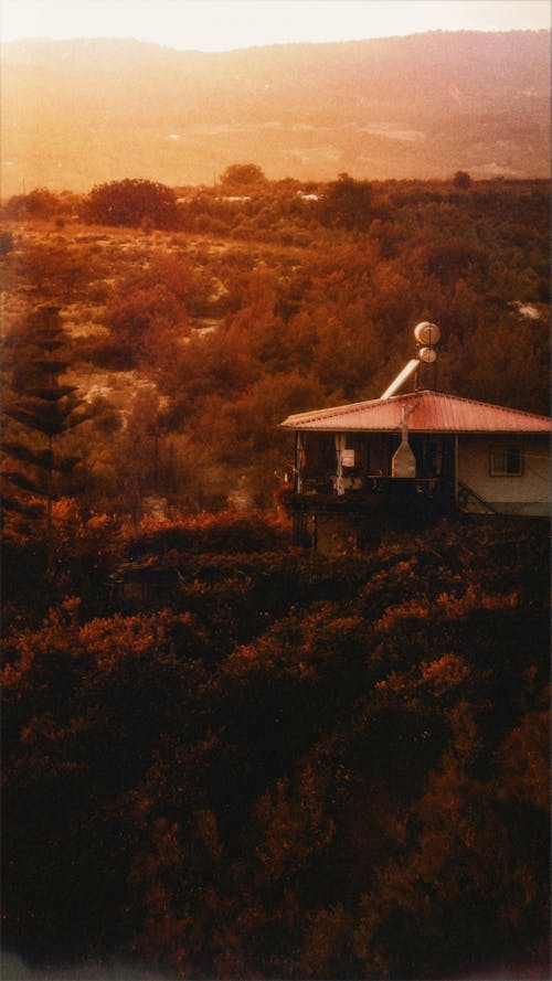 Landscape with a House at Sunset 