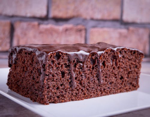 A Close-Up Shot of a Chocolate Cake