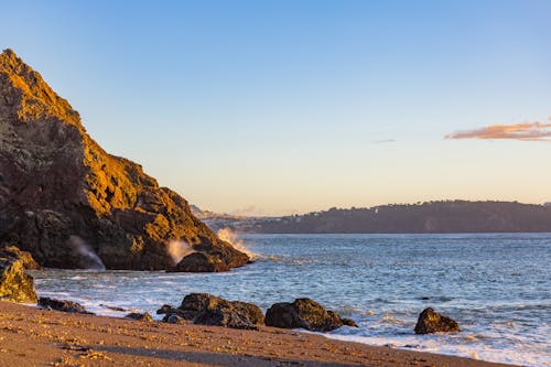 Photograph of Rocks on a Beach