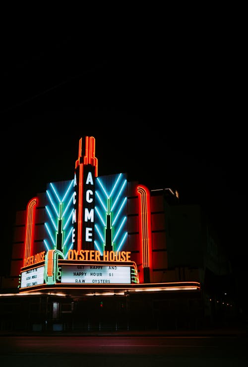 Acme Oyster House at Night