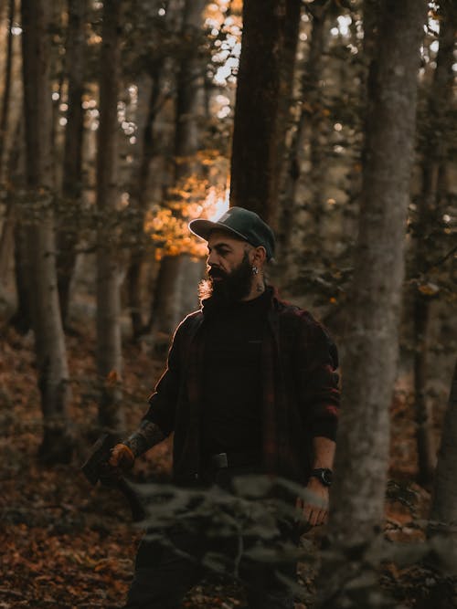 Portrait of a Man in a Forest