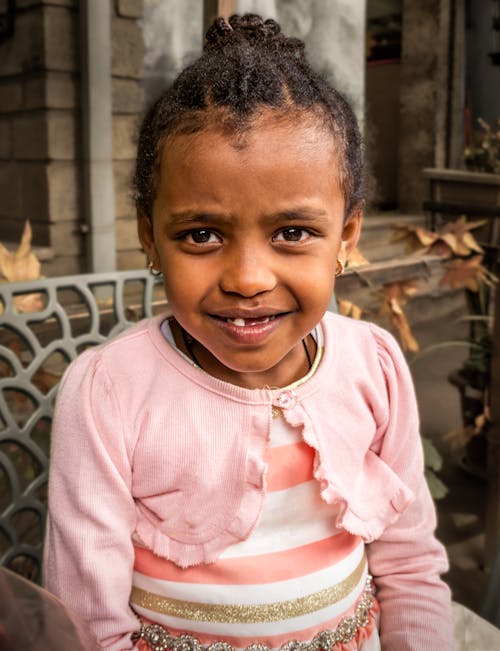 Portrait of a Girl Smiling 