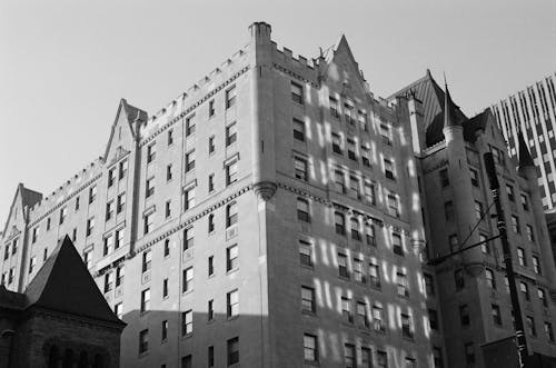 Vintage Building Corner in Montreal