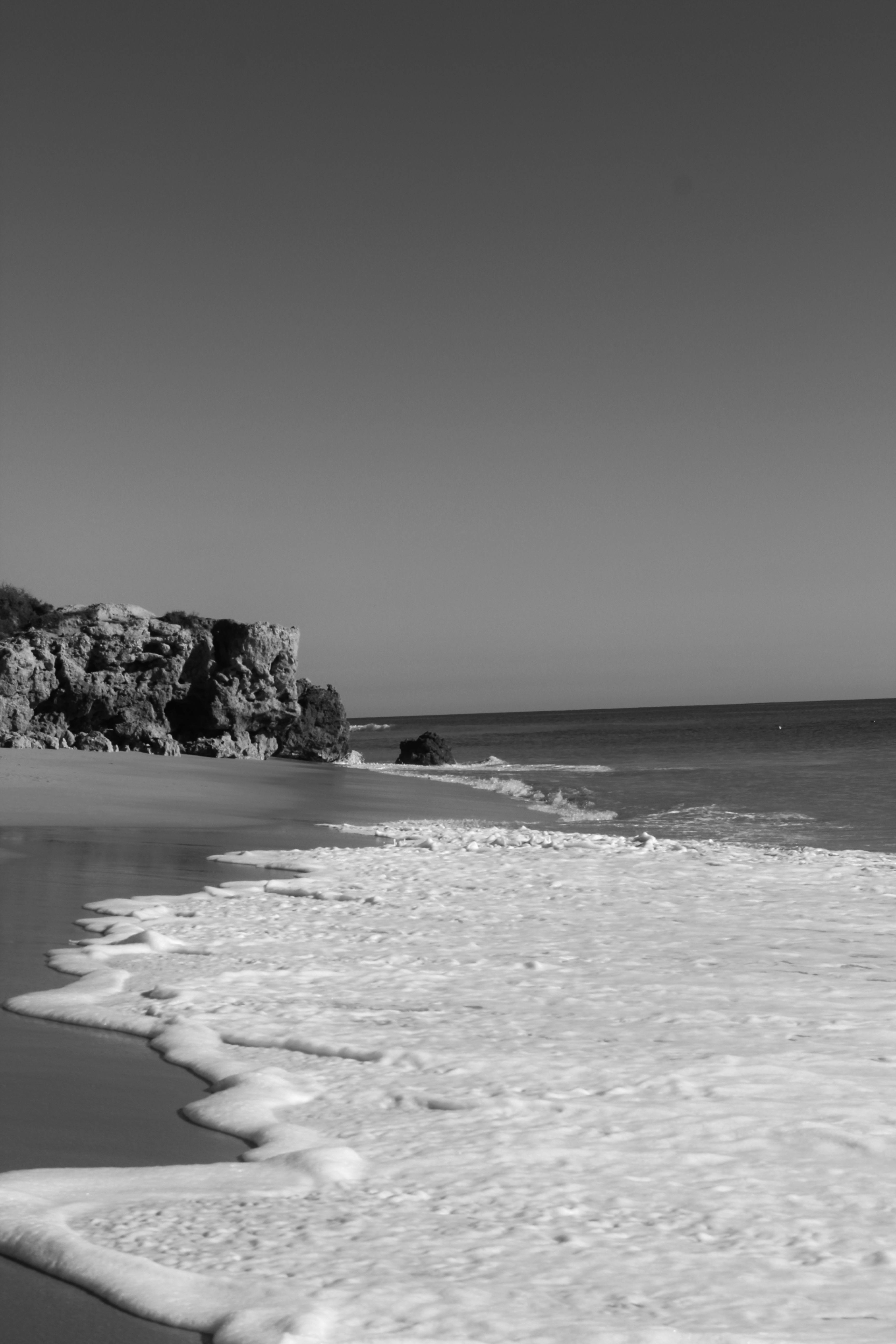 Gray Scale Photo Of Body Of Water · Free Stock Photo