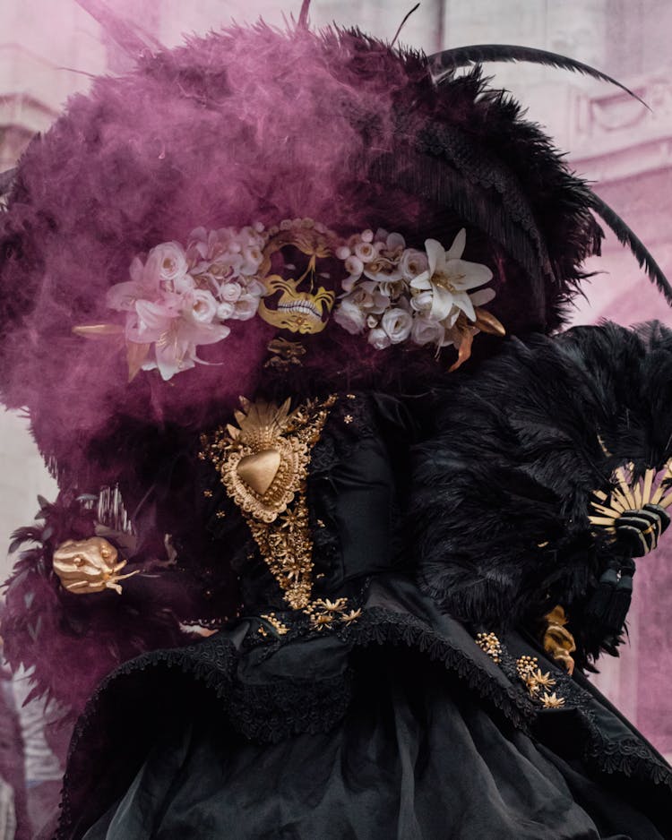 Woman In A Costume For The Day Of The Dead Celebration In Mexico 