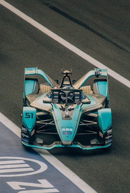 Close Up Photo of a Racing Car