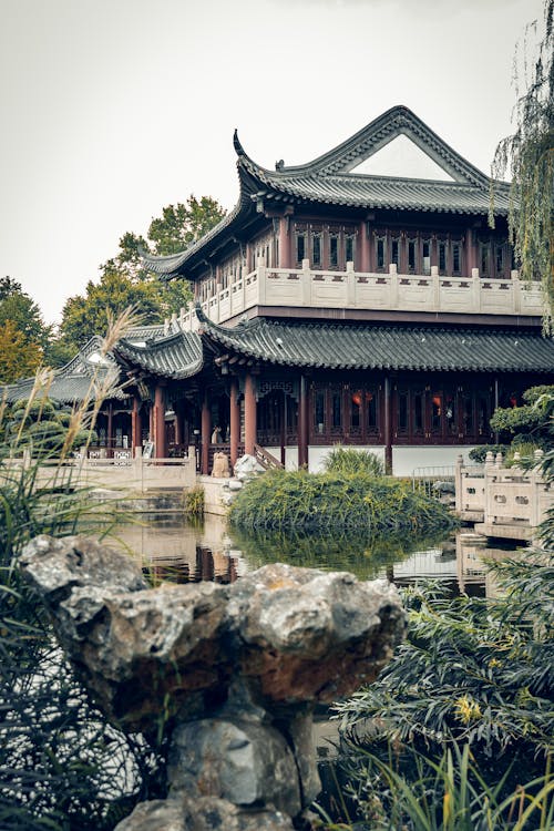 Kostenloses Stock Foto zu architecture, chinagarten, chinese