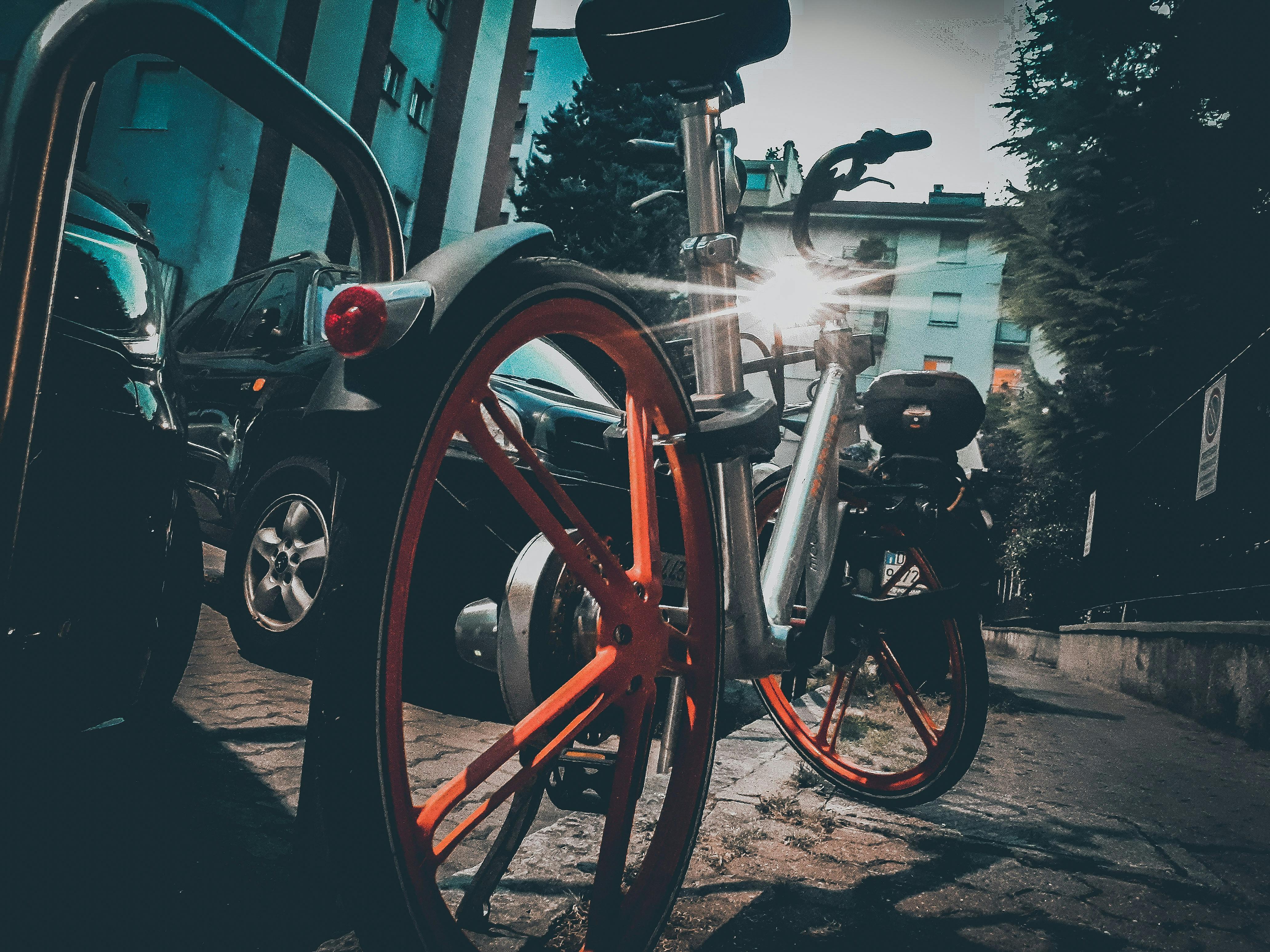 Free stock photo of #bike #light #color #province