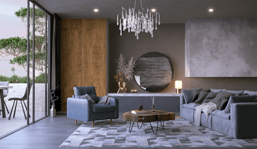 Immagine gratuita di divano, interior design, lampadario a bracci
