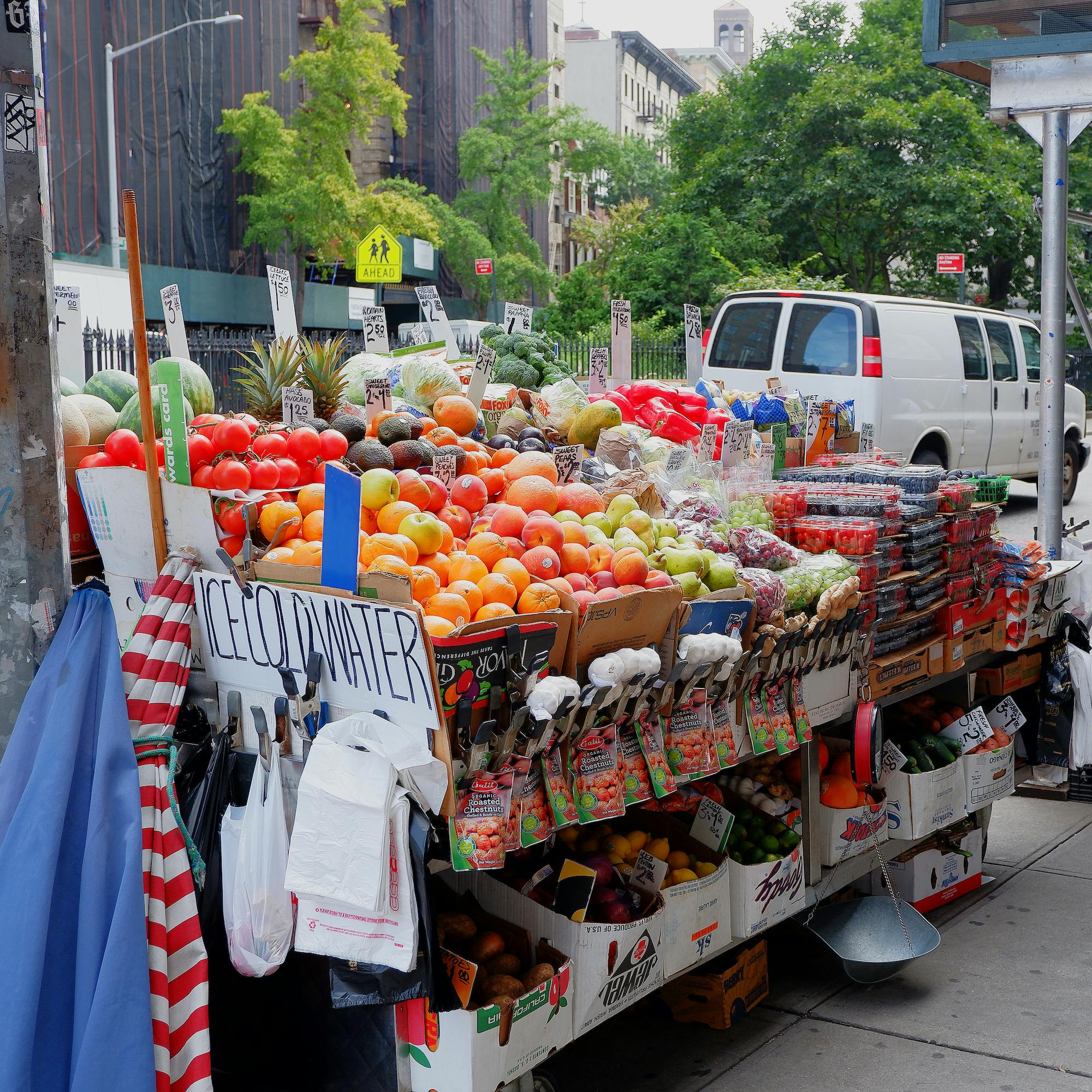 Free stock photo of fruit, fruit stand, nyc