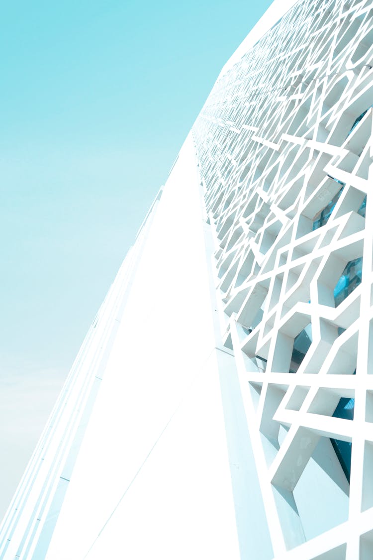 Low Angle Shot Of The Facade Of An Office Building