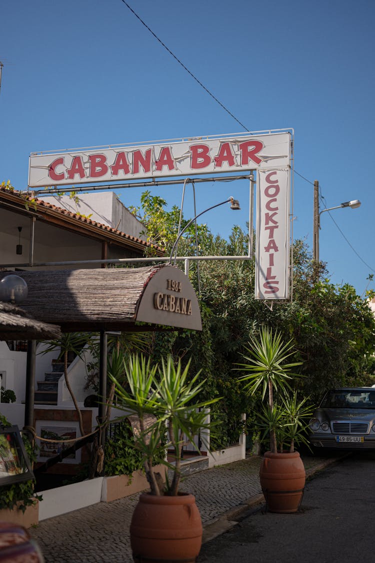 Cabana Bar In Albufeira, Portugal