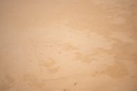 Smooth Brown Sand on the Beach