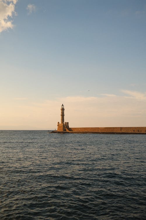 The Lighthouse of Chania in Greece