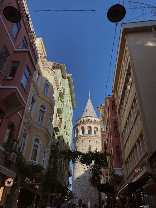 A View of the Galata Tower in Istanbul