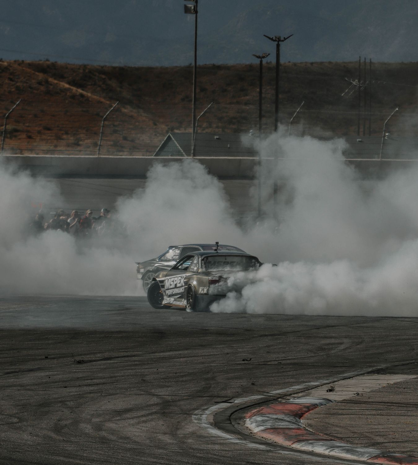 Drifting Back Cars Drifting on the Track · Free Stock Photo