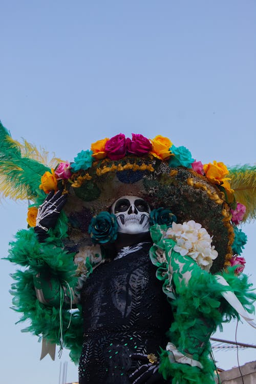 Безкоштовне стокове фото на тему «dia de muertos, барвистий, вертикальні постріл»
