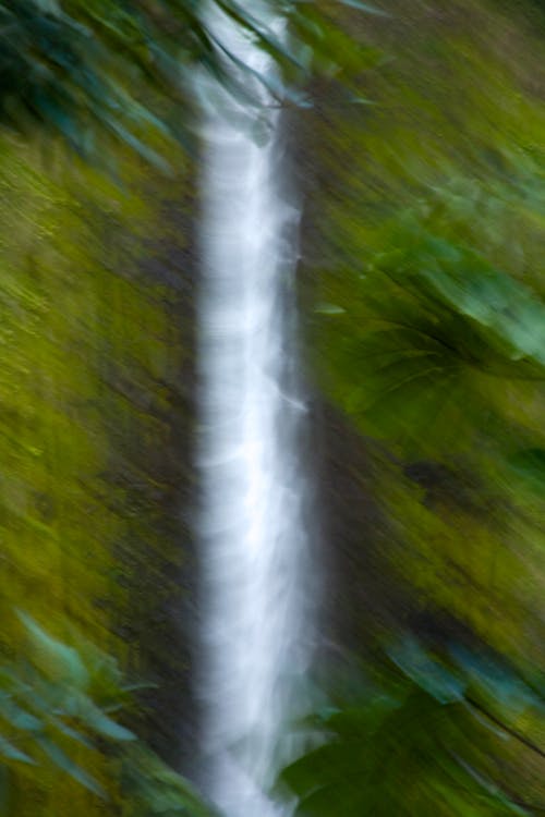 Blurry Picture of a Waterfall